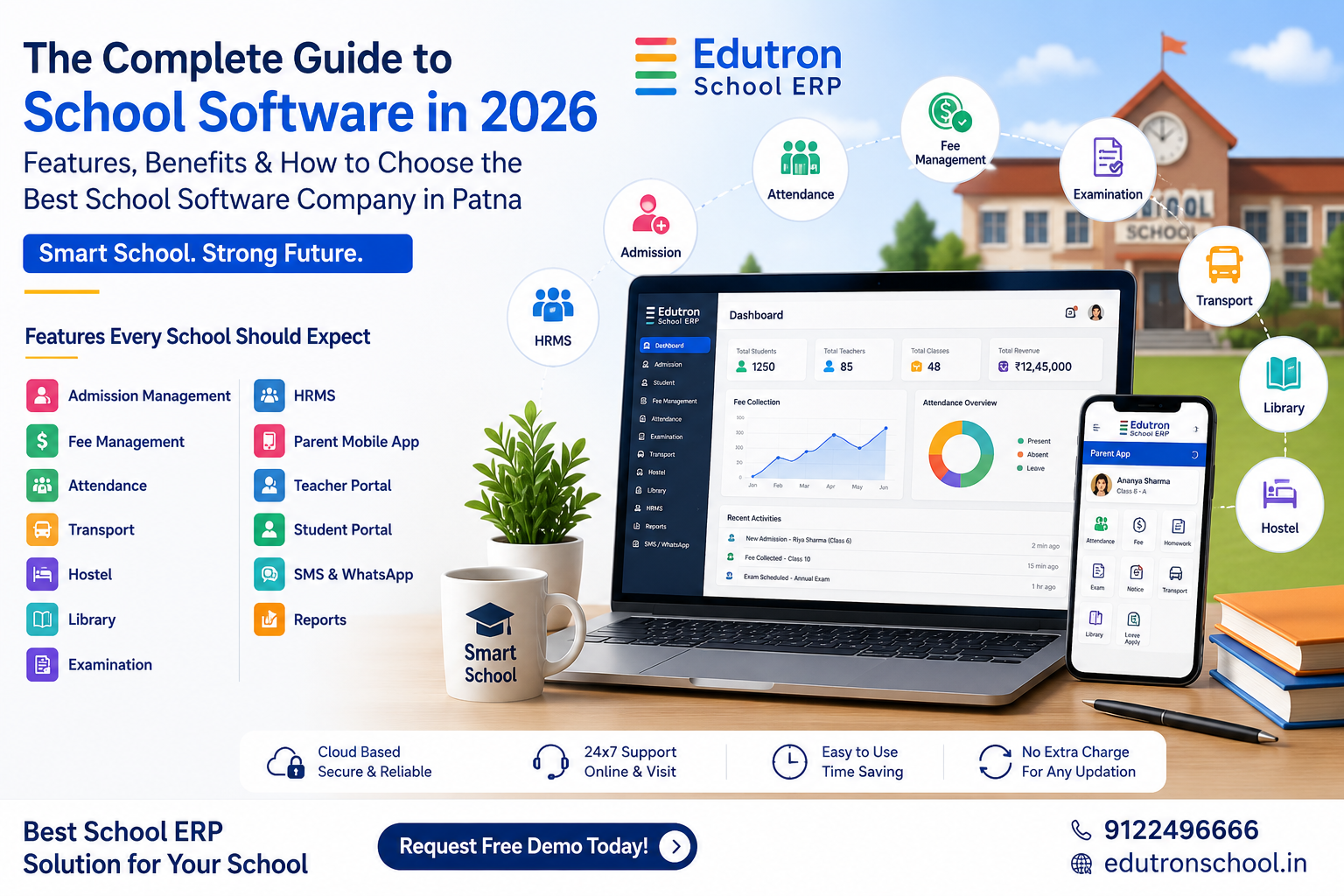Best School Software Development Company in Patna, Bihar, India