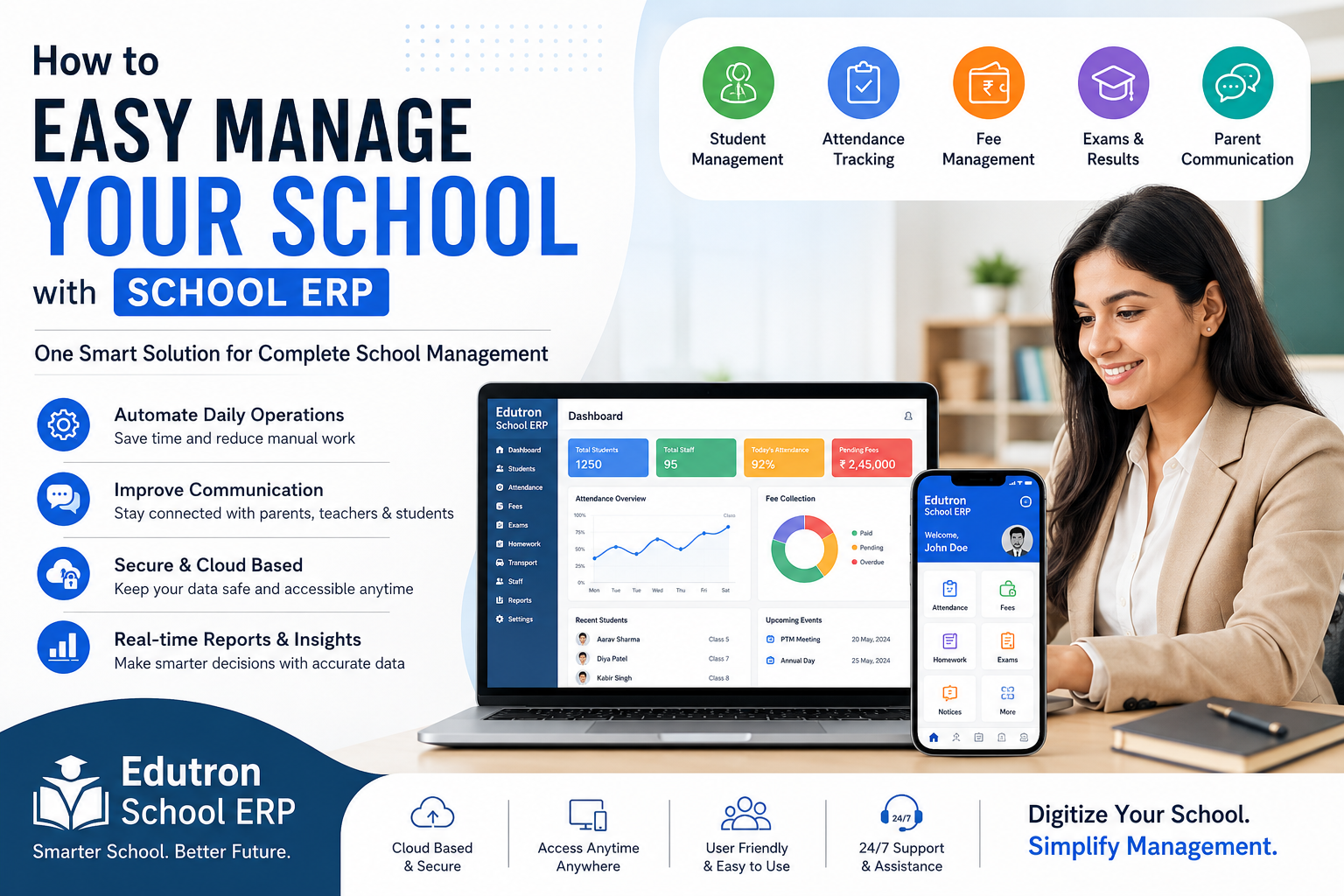 How to Easily Manage Your School with a Smart School ERP System