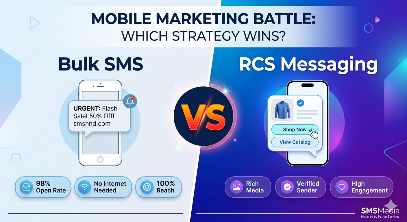SMS Marketing vs. RCS Messaging: Which High-Delivery Strategy Wins?