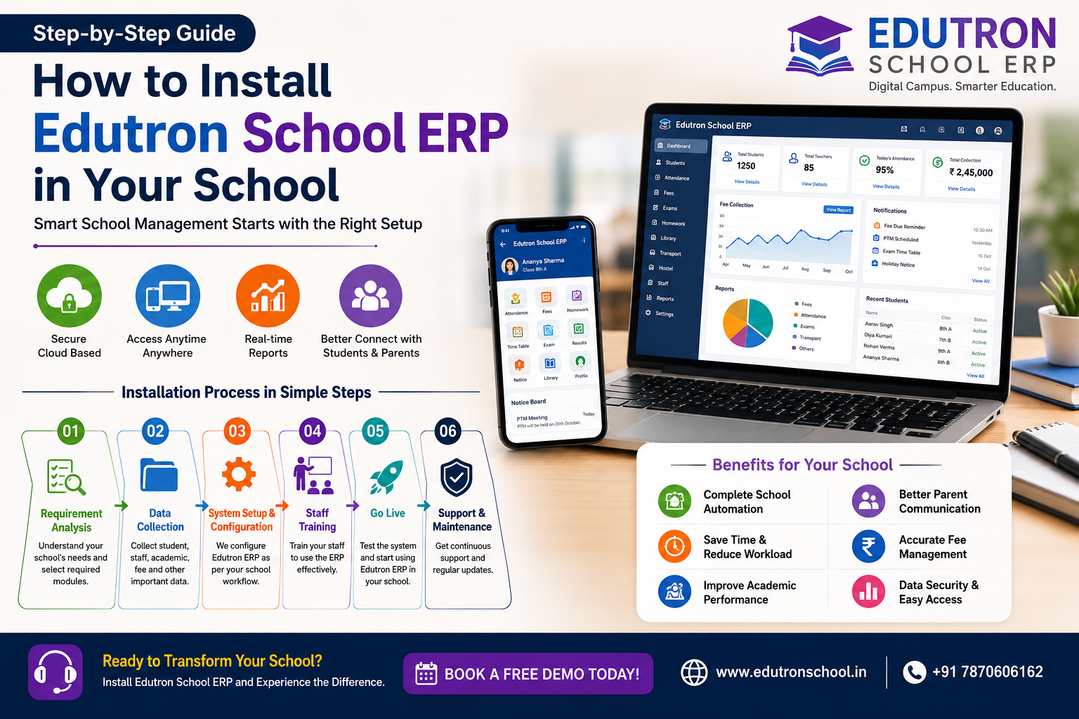 How to Install Edutron School ERP in Your School | Complete Setup Guide